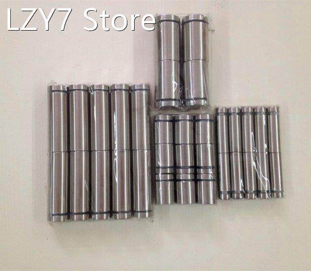 4PCS Glass Fasteners 25*250mm Stainless Steel Acrylic Advert - 实物图