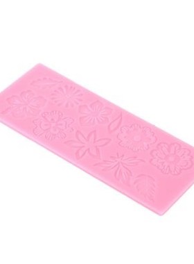 Pretty Flower Strip Mat Silicon Mold Cake Border Decoration
