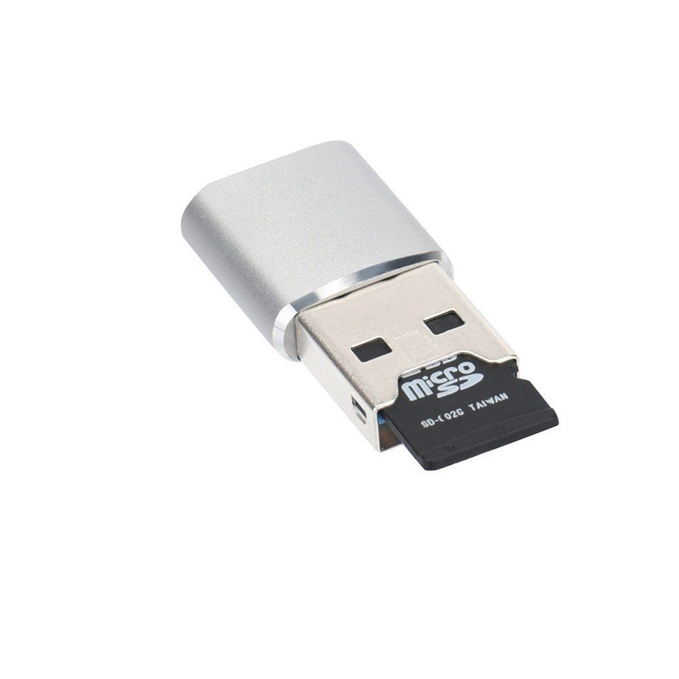 carprie usb 3.0 mini card reader micro sd/sdxc aluminum tf c