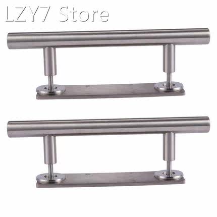 2X 304 Stainless Steel Sliding Barn Door Pull Handle Wood Do