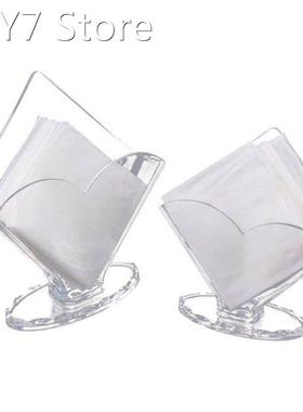 Clear Acrylic Napkin Holder Paper Serviette Dispenser Decora