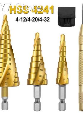 4Pcs/Set 4/12/4-20/4-32mm Titanium Coated Pagoda Shape Step