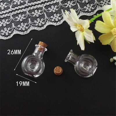 10PCS/Pack Mini Clear Glass Vials Party Favors Wishing Drift