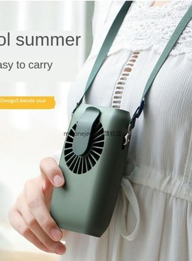 Small Quiet Neck Fan Handheld SB Rechargeable Air Cooler for