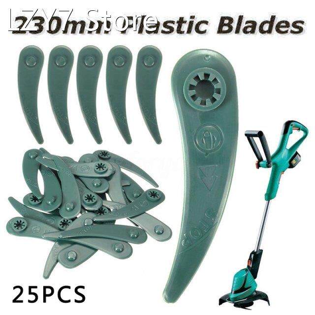 25PCS Plastic Blades Lawn Mower Grass Trimmer Blade Cutter R_虎窝淘