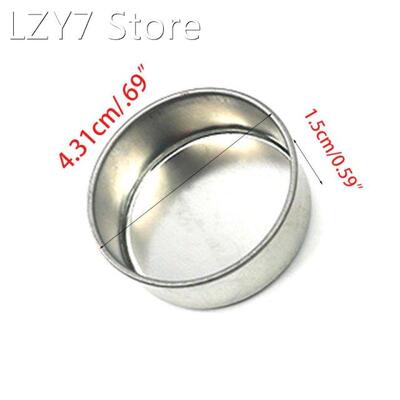 1Pc 4.31x1.5CM Round Metal Tealight Cup Holder Empty Case Ca