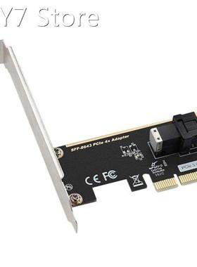 PCIe to U.2 SFF-8643 Gen 3 /4 -Lane Card for 2.5 inch Nvme S