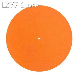 Orange Color Felt Turntable Platter Mat LP Slip Mat Audiophi