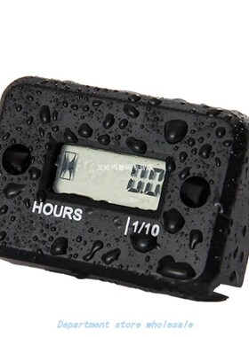 Waterproof Digital LCD Display Hour Meter 适用于Marine ATV S