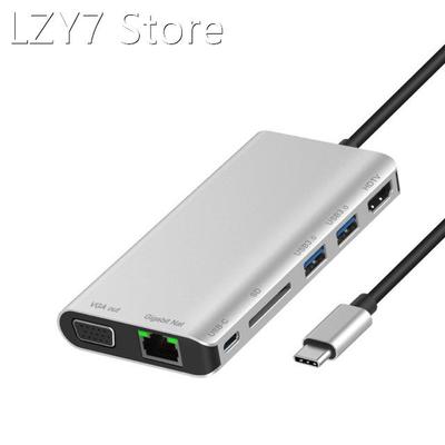 Usb-C Dock, 8 In 1 Multi Interface Expansion Dock Is Suitabl
