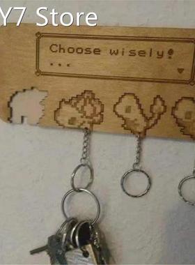 Keys 4 Hook Storage Rack Hanger Decor Room Hanging Gifts Hom