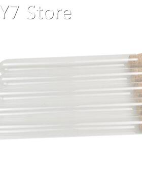 50Pcs 20X150Mm 30Ml Plastic Test Tube With Cork ,Clear Weddi