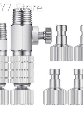 8Pieces Airbrush Adapter Set Airbrush Quick Release Coupling