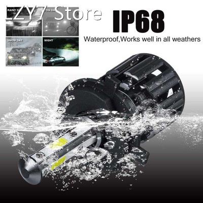 2PCS 4-Side 9-36V 40W H4/H7/9005/9006/H11 Car LED Headlights