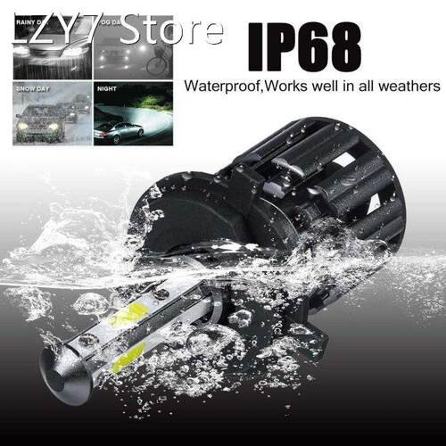 2PCS 4-Side 9-36V 40W H4/H7/9005/9006/H11 Car LED Headlights