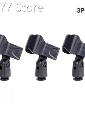 3pcs Fixed Tool Wired Anti Slip DIY Microphone Clip Connecto