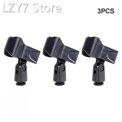 3pcs Fixed Tool Wired Anti Slip DIY Microphone Clip Connecto