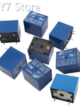 5Pcs/lot Relay SRD-03VDC-SL SRD-05VDC-SL SRD-09VDC-SL SRD-12