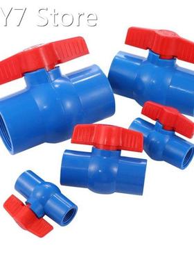 Blue Female Thread PVC Ball Valve 1/2~2 Thread Garden Irri