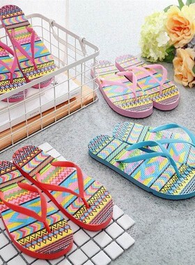 Womens Flip Flops Lady Beach Slippers Woman Slides人字拖鞋女