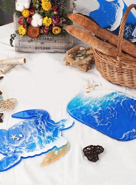 Sea Turtle Whale Tray Handmade Pendulum for Coaster Mold Epo