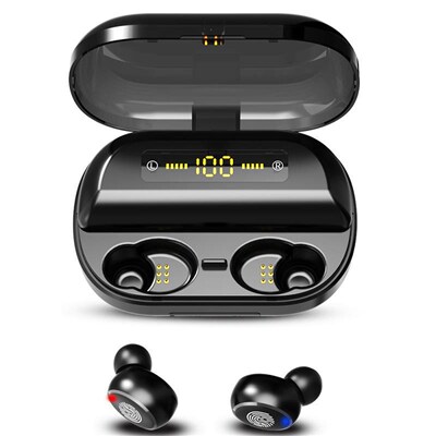 TWS Wireless bluetooth 5.0 Earphone Digital Display Smart T
