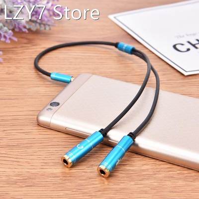 For Computer PC Microphone 3.5mm Y Splitter Cable 1 Male To