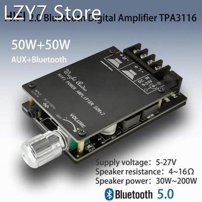 Bluetooth-compatible 5.0 AUX TPA3116 50WX2 HIFI Stereo Digit