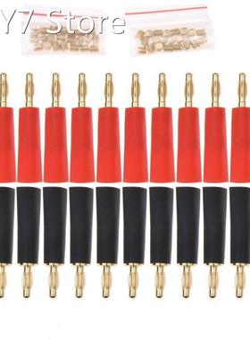 20PCS Banana Plug 4mm Gold Plated for HiFi Musical Audio Cab