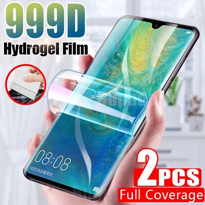 2PCS 999D Hydrogel Film Screen Protector For Huawei P30 Pro