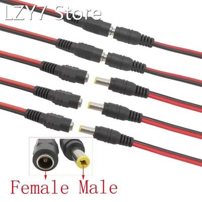 12V DC Connectors 5.5x2.1mm Male Plug Female Jack DC Power P