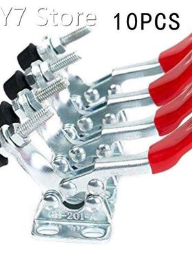 10Pcs GH-201A 27kg Toggle Clamp Quick Release Vertical/Horiz
