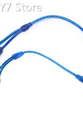 Car MP3 Audio RCA 1 Male to 2 Female Y Splitter Cable Adapte