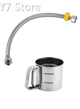 Shower Water Heater Flexible Braided Hose with Stainless Ste