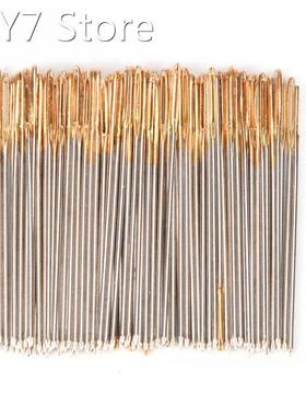 100 Pcs/Lot Golden Tail Embroidery Fabric Cross Stitch Needl