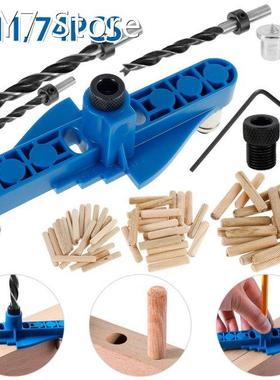 2 In 1 Vertical Pocket Hole Jig Woodworking 6/8/10mm Drillin