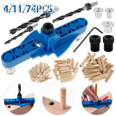 2 In 1 Vertical Pocket Hole Jig Woodworking 6/8/10mm Drillin