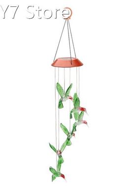 Outdoor LED Solar Lamp Bird Type Solar Powered Color-Changin