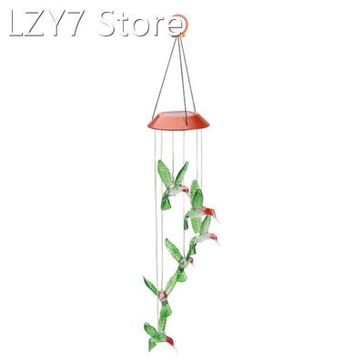 Outdoor LED Solar Lamp Bird Type Solar Powered Color-Changin