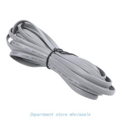 Gray Plastic Noodles 6P6C RJ11 M/M Flat Telephone Cable Cord