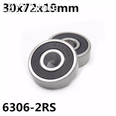 1Pcs 6306-2RS ball bearing 30x72x19 mm deep groove ball bear