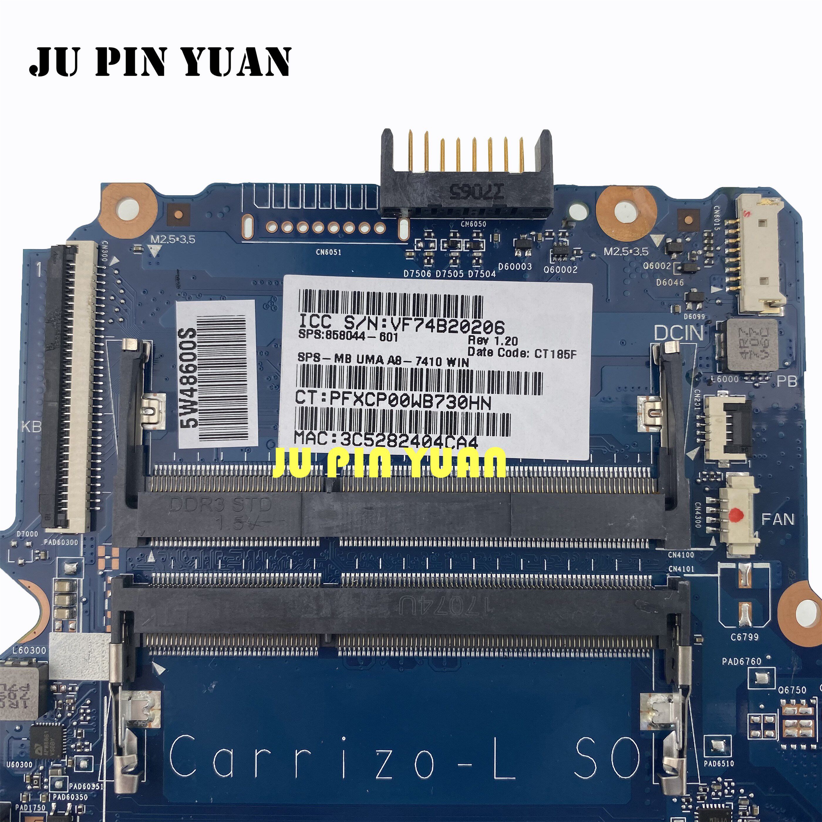 858044-601 858044-001 for hp notebook 14-an laptop motherboa