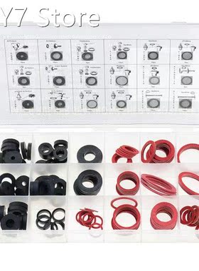 141PCS/Box O-Ring Plumbing Gasket Rubber Washer Assortment S