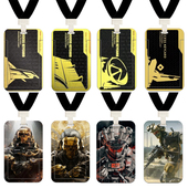 游戏红狼蚀金玫瑰幼儿园接送学生证件校园饭卡房卡三角洲行动卡套