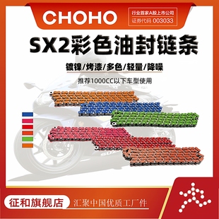 530SX2 525 摩托车静音二代彩色油封链条 520 征和链条官方旗舰店