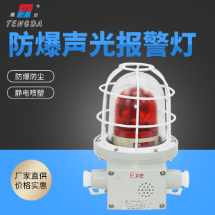 红色闪烁型 防爆声光报警灯 DC24V防爆报警器 BBJ 220V