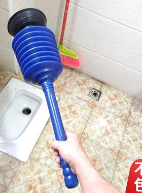 蹲坑堵塞疏通器蹲便器疏通马桶塞吸盘通厕所工具通马桶专用神器