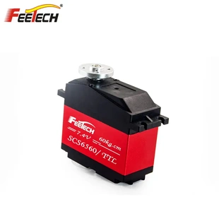 飞特FEETECH大扭力60KG金属伺服电机双轴机器人串行总线智能舵机