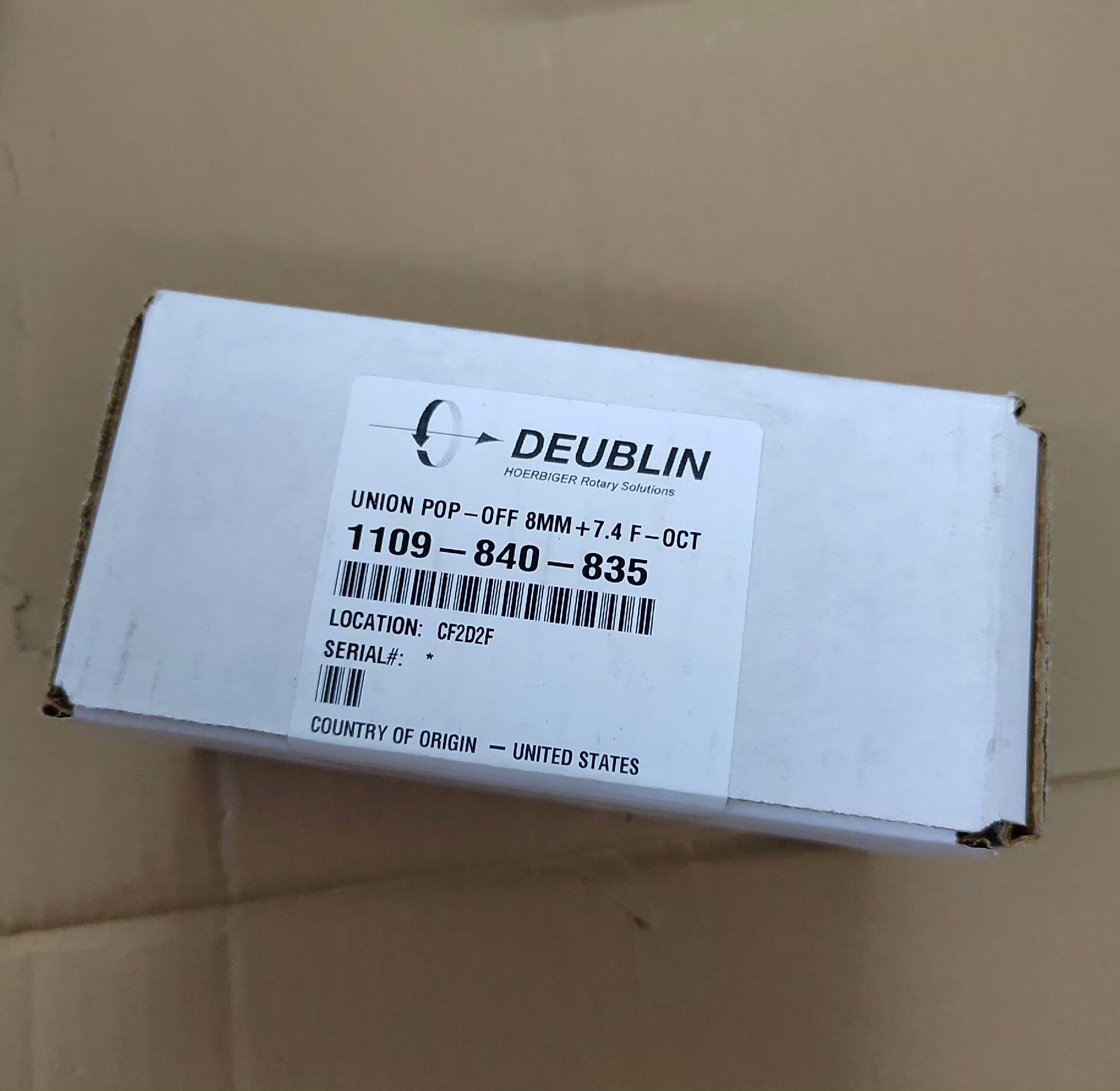 美国原装deublin杜布林旋转接头1109-840-835