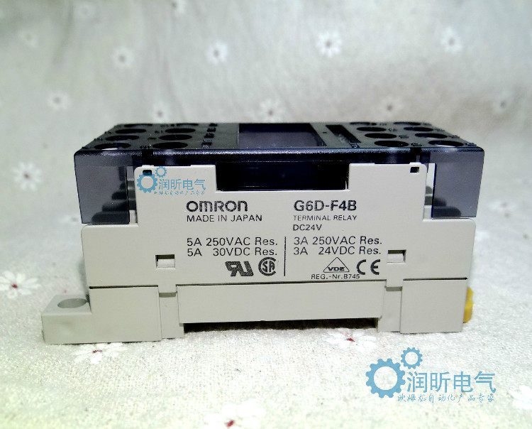 正宗  全新 继电器终端 g6d-f4b dc24v 假一罚十